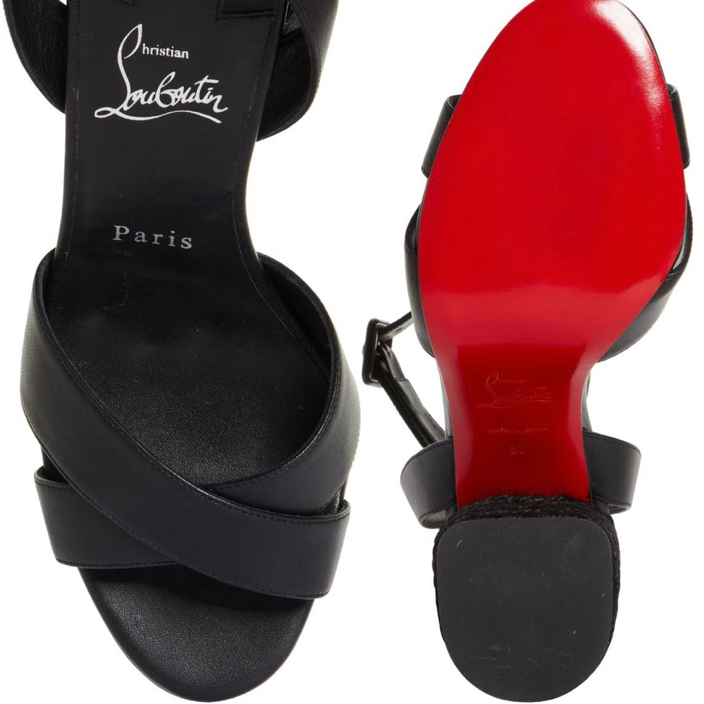 Christian Louboutin Mariza Block Heel Sandals